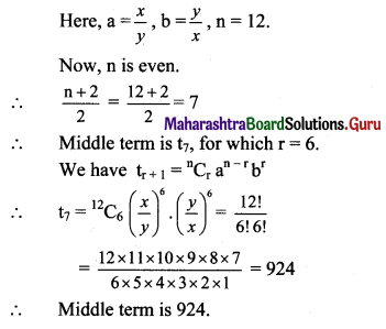 Maharashtra Board 11th Maths Solutions Chapter 4 Methods of Induction and Binomial Theorem Ex 4.3 Q4 (i)