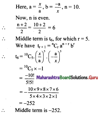 Maharashtra Board 11th Maths Solutions Chapter 4 Methods of Induction and Binomial Theorem Ex 4.3 Q4 (iv)