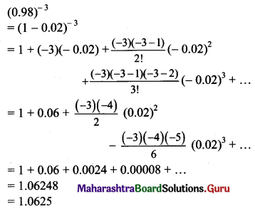 Maharashtra Board 11th Maths Solutions Chapter 4 Methods of Induction and Binomial Theorem Ex 4.4 Q4 (v)