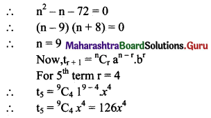 Maharashtra Board 11th Maths Solutions Chapter 4 Methods of Induction and Binomial Theorem Miscellaneous Exercise 4 II Q25.1