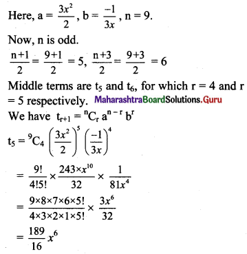 Maharashtra Board 11th Maths Solutions Chapter 4 Methods of Induction and Binomial Theorem Miscellaneous Exercise 4 II Q8 (iv)