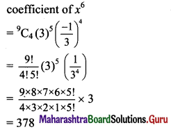Maharashtra Board 11th Maths Solutions Chapter 4 Methods of Induction and Binomial Theorem Miscellaneous Exercise 4 II Q9 (i).1