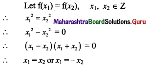 Maharashtra Board 11th Maths Solutions Chapter 6 Functions Ex 6.1 Q13 (ii)