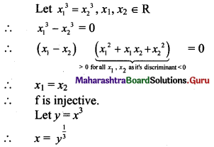 Maharashtra Board 11th Maths Solutions Chapter 6 Functions Ex 6.1 Q13 (v)