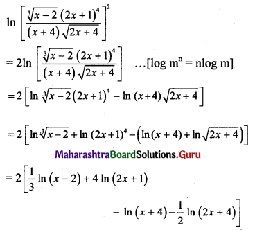 Maharashtra Board 11th Maths Solutions Chapter 6 Functions Ex 6.1 Q20 (iv)