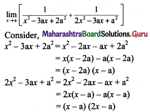 Maharashtra Board 11th Maths Solutions Chapter 7 Limits Ex 7.2 III Q5