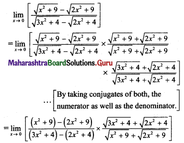 Maharashtra Board 11th Maths Solutions Chapter 7 Limits Ex 7.3 II Q5