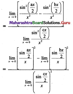 Maharashtra Board 11th Maths Solutions Chapter 7 Limits Ex 7.4 III Q1.1