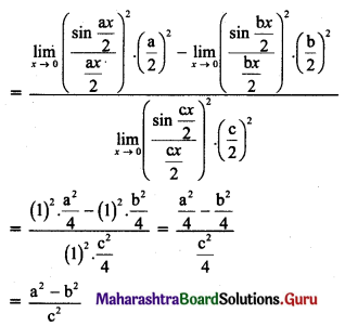 Maharashtra Board 11th Maths Solutions Chapter 7 Limits Ex 7.4 III Q1.2