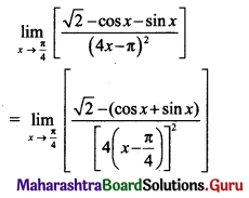 Maharashtra Board 11th Maths Solutions Chapter 7 Limits Ex 7.5 II Q2