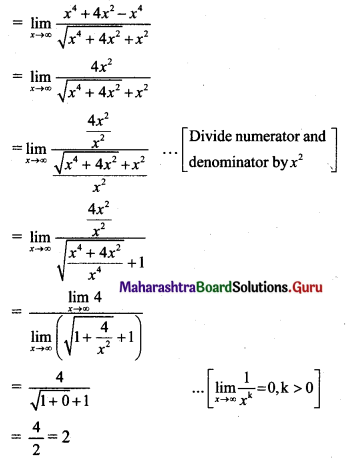 Maharashtra Board 11th Maths Solutions Chapter 7 Limits Ex 7.7 II Q3.1