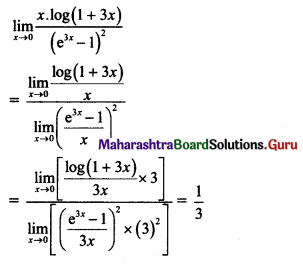 Maharashtra Board 11th Maths Solutions Chapter 7 Limits Miscellaneous Exercise 7 I Q12