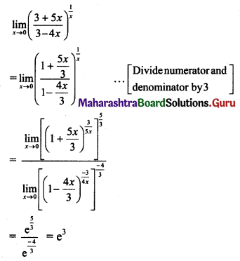 Maharashtra Board 11th Maths Solutions Chapter 7 Limits Miscellaneous Exercise 7 I Q9