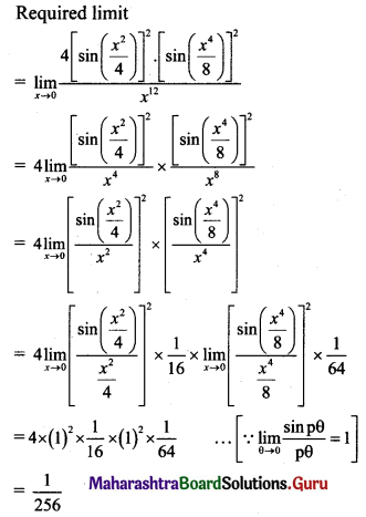 Maharashtra Board 11th Maths Solutions Chapter 7 Limits Miscellaneous Exercise 7 II Q23.1