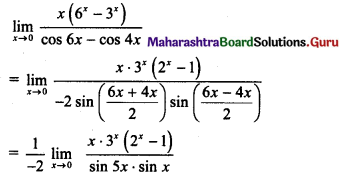 Maharashtra Board 11th Maths Solutions Chapter 7 Limits Miscellaneous Exercise 7 II Q9