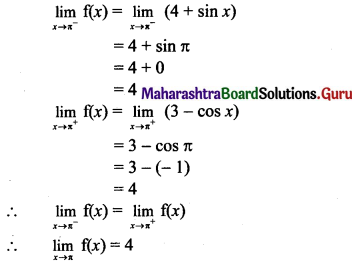 Maharashtra Board 11th Maths Solutions Chapter 8 Continuity Ex 8.1 Q6 (iv)