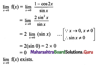 Maharashtra Board 11th Maths Solutions Chapter 8 Continuity Ex 8.1 Q7 (i)