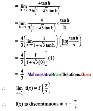 Maharashtra Board 11th Maths Solutions Chapter 8 Continuity Ex 8.1 Q8 (i).2