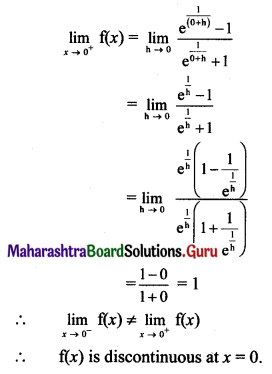 Maharashtra Board 11th Maths Solutions Chapter 8 Continuity Ex 8.1 Q8 (ii).1