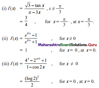 Maharashtra Board 11th Maths Solutions Chapter 8 Continuity Ex 8.1 Q8