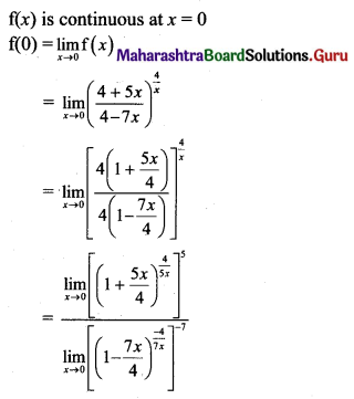 Maharashtra Board 11th Maths Solutions Chapter 8 Continuity Miscellaneous Exercise 8 I Q9