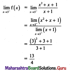 Maharashtra Board 11th Maths Solutions Chapter 8 Continuity Miscellaneous Exercise 8 III Q3