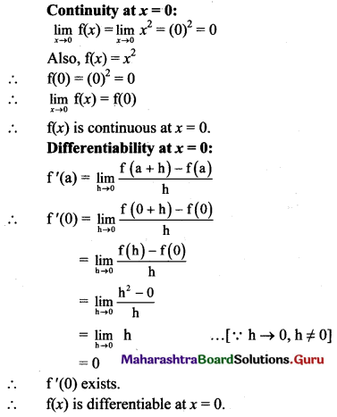 Maharashtra Board 11th Maths Solutions Chapter 9 Differentiation Ex 9.1 Q4