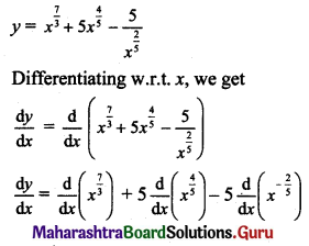 Maharashtra Board 11th Maths Solutions Chapter 9 Differentiation Ex 9.2 I Q4