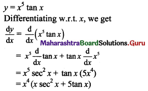 Maharashtra Board 11th Maths Solutions Chapter 9 Differentiation Ex 9.2 II Q1