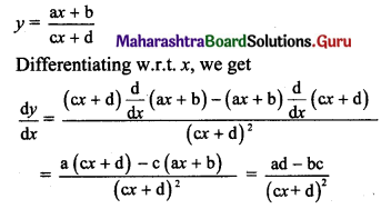 Maharashtra Board 11th Maths Solutions Chapter 9 Differentiation Miscellaneous Exercise 9 I Q2
