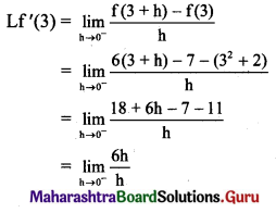 Maharashtra Board 11th Maths Solutions Chapter 9 Differentiation Miscellaneous Exercise 9 II Q1