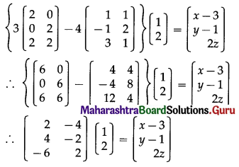 Maharashtra Board 12th Commerce Maths Solutions Chapter 2 Matrices Ex 2.3 Q14