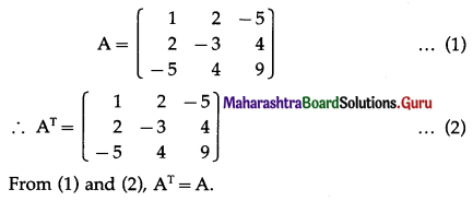 Maharashtra Board 12th Commerce Maths Solutions Chapter 2 Matrices Ex 2.4 Q4