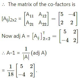 Maharashtra Board 12th Commerce Maths Solutions Chapter 2 Matrices Ex 2.5 Q5.2