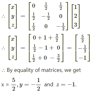Maharashtra Board 12th Commerce Maths Solutions Chapter 2 Matrices Ex 2.6 Q1 (iv).3