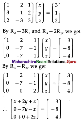 Maharashtra Board 12th Commerce Maths Solutions Chapter 2 Matrices Miscellaneous Exercise 2 IV Q19 (ii)