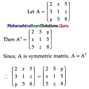 Maharashtra Board 12th Commerce Maths Solutions Chapter 2 Matrices Miscellaneous Exercise 2 IV Q2