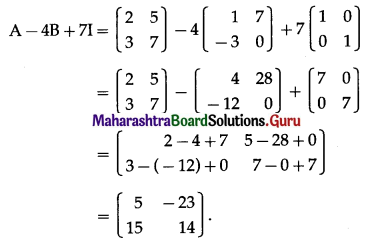 Maharashtra Board 12th Commerce Maths Solutions Chapter 2 Matrices Miscellaneous Exercise 2 IV Q4