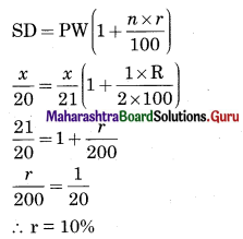 Maharashtra Board 12th Commerce Maths Solutions Chapter 1 Commission, Brokerage and Discount Ex 1.2 Q5