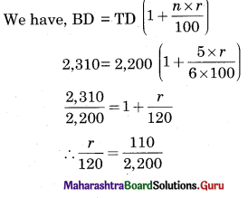 Maharashtra Board 12th Commerce Maths Solutions Chapter 1 Commission, Brokerage and Discount Ex 1.2 Q7