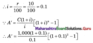 Maharashtra Board 12th Commerce Maths Solutions Chapter 2 Insurance and Annuity Ex 2.2 Q11