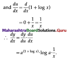 Maharashtra Board 12th Commerce Maths Solutions Chapter 3 Differentiation Ex 3.1 III Q2.1