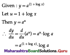 Maharashtra Board 12th Commerce Maths Solutions Chapter 3 Differentiation Ex 3.1 III Q2