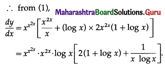 Maharashtra Board 12th Commerce Maths Solutions Chapter 3 Differentiation Ex 3.3 I Q1.2