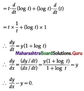 Maharashtra Board 12th Commerce Maths Solutions Chapter 3 Differentiation Ex 3.5 III Q3.1