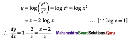 Maharashtra Board 12th Commerce Maths Solutions Chapter 3 Differentiation Miscellaneous Exercise 3 I Q6
