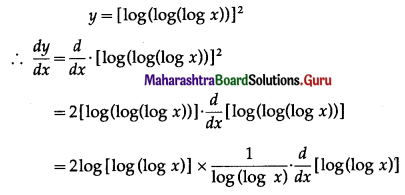 Maharashtra Board 12th Commerce Maths Solutions Chapter 3 Differentiation Miscellaneous Exercise 3 IV Q3