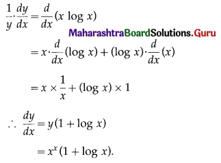 Maharashtra Board 12th Commerce Maths Solutions Chapter 3 Differentiation Miscellaneous Exercise 3 IV Q6