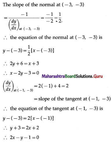 Maharashtra Board 12th Commerce Maths Solutions Chapter 4 Applications of Derivatives Miscellaneous Exercise 4 IV Q1(ii).1