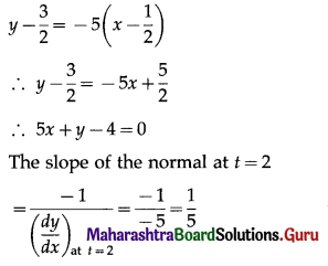 Maharashtra Board 12th Commerce Maths Solutions Chapter 4 Applications of Derivatives Miscellaneous Exercise 4 IV Q1(iii).1